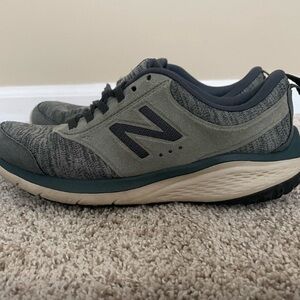 New Balance Gray and White Women's Sneakers